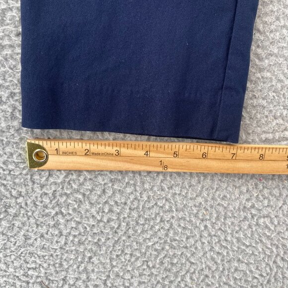 Chicos Pants Womens 0 US 4 Navy Stretch Pull On 4 Pockets Straight Leg Office - Picture 11 of 12